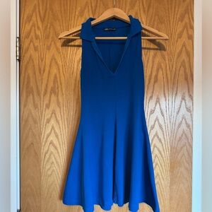 Zara Mini Blue A-line Dress